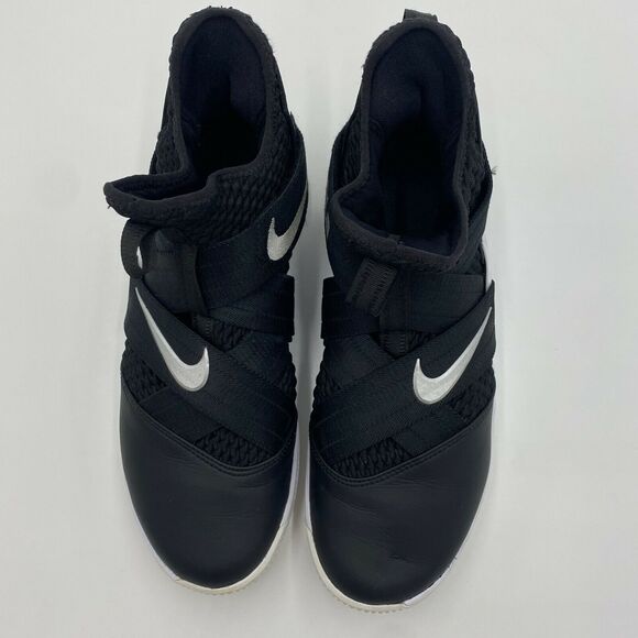 Nike (AT3872-001) LeBron Soldier Black Sneakers Men\'s Basketball Shoes Size 8
